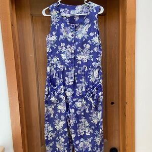 Vintage 80s Laura Ashley Jumpsuit